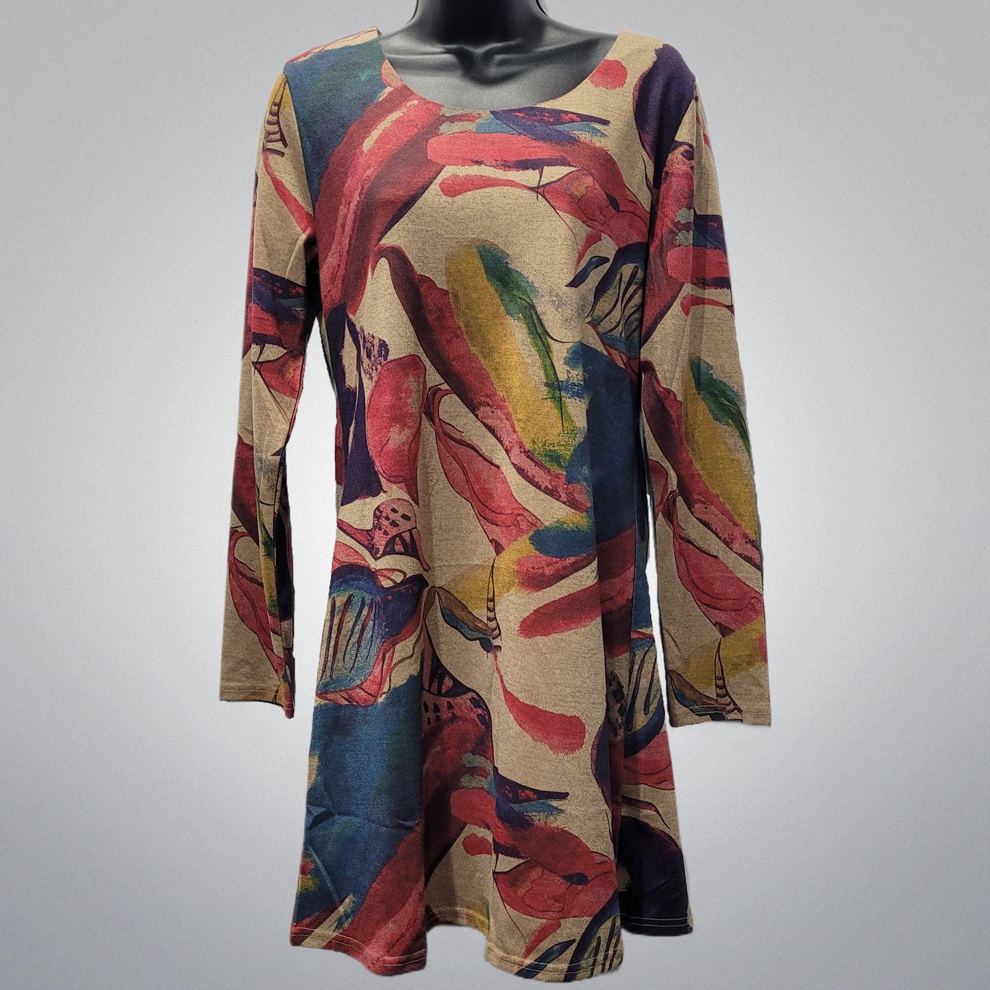 Knee Length Printed Dress