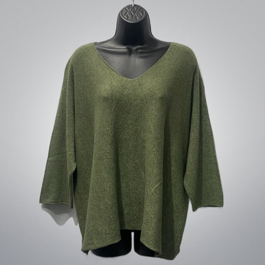 Italian Olive Sweater