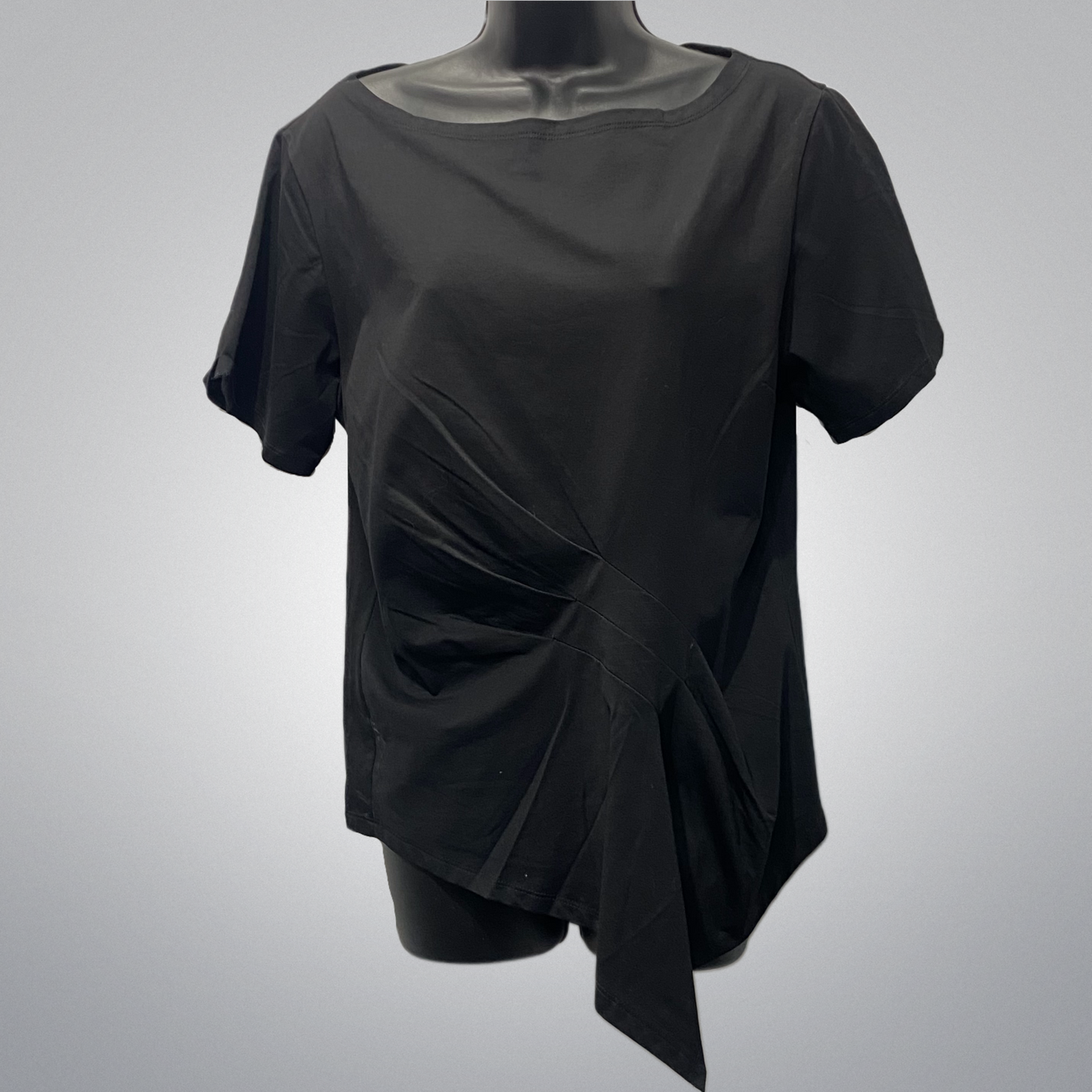 Side Gather Cotton Top