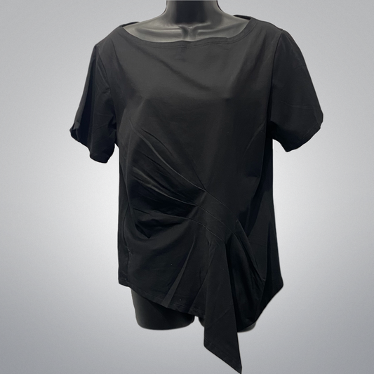 Side Gather Cotton Top