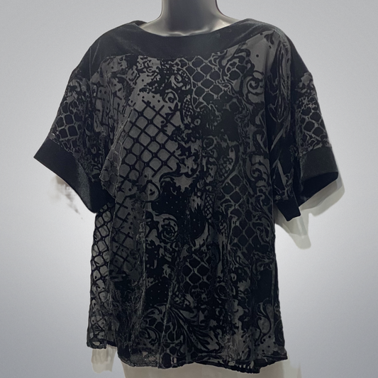 Black Velvet Top