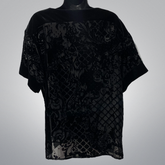 Black Velvet Top