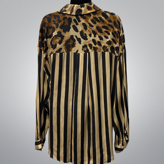 Italian Cheetah Printed Blouse