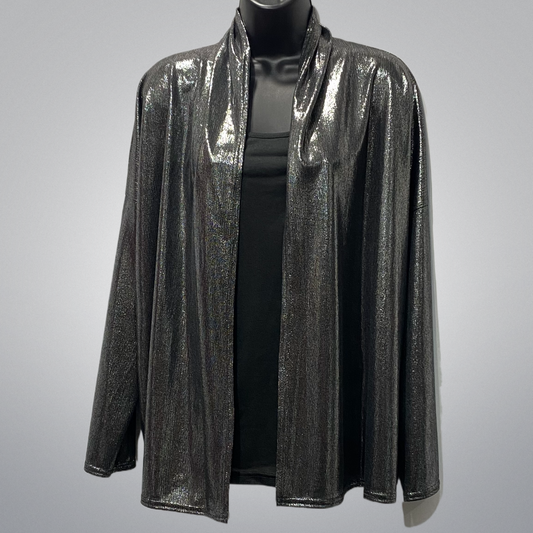Shimmery Open Jacket