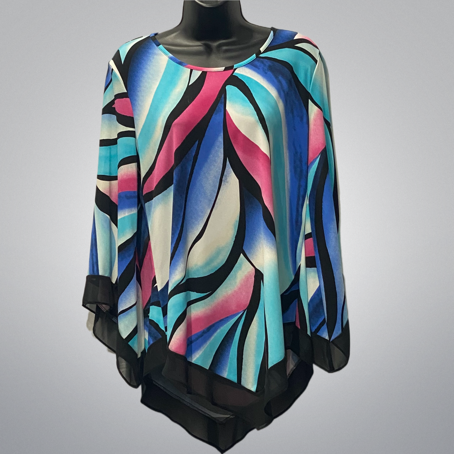 Tunic Top With Abstract Design