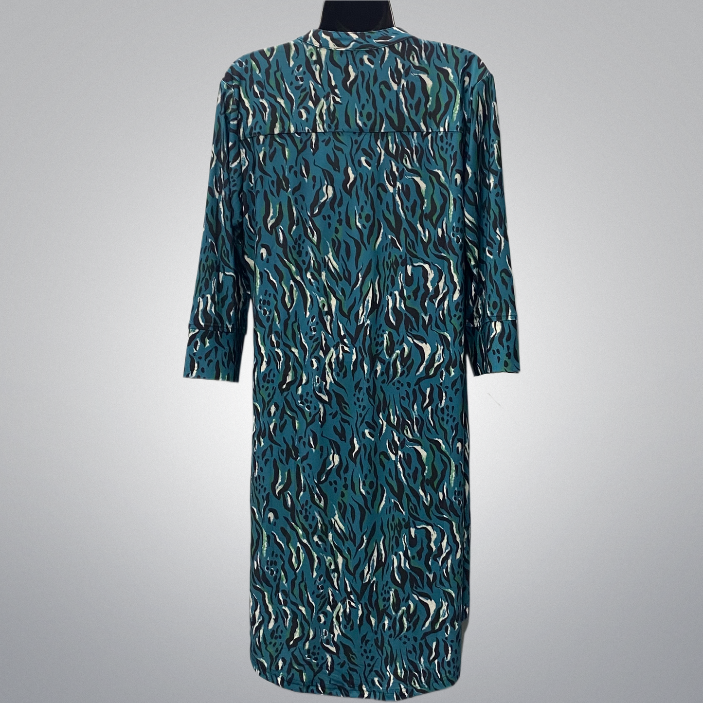 Printed Travel Knit Dress With Pockets