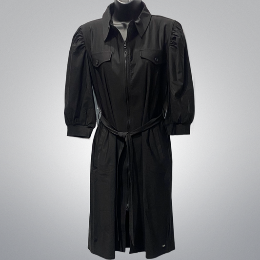 Travel Strech Front Zip Dress