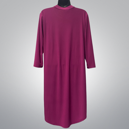 Travel Knit Dress 3/4 Sleeve With Pockets (in 2 colors)