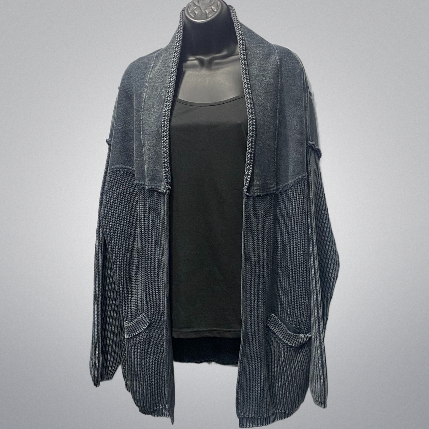 Open Jacket With Pockets