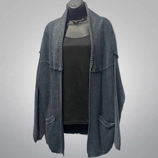 Open Jacket With Pockets