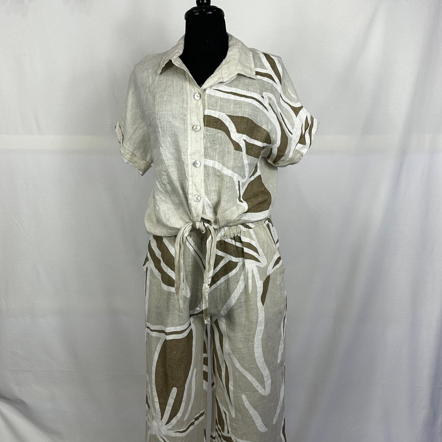 Italian Linen Shirt & Pant Set