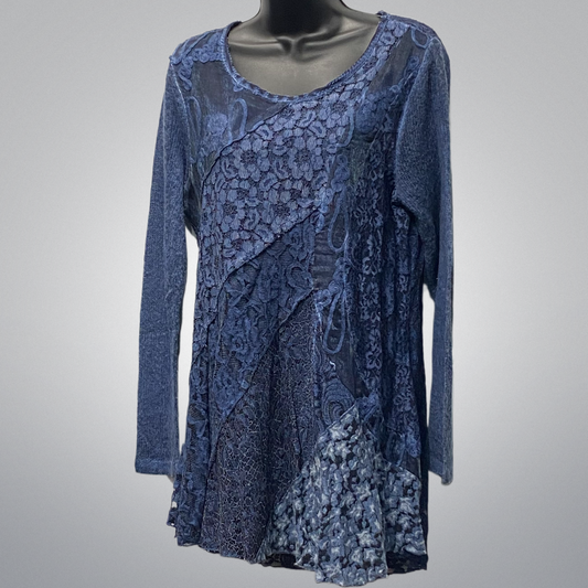 Multi Lace Tunic Top