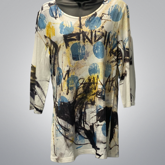 Colorful Abstract Design Top