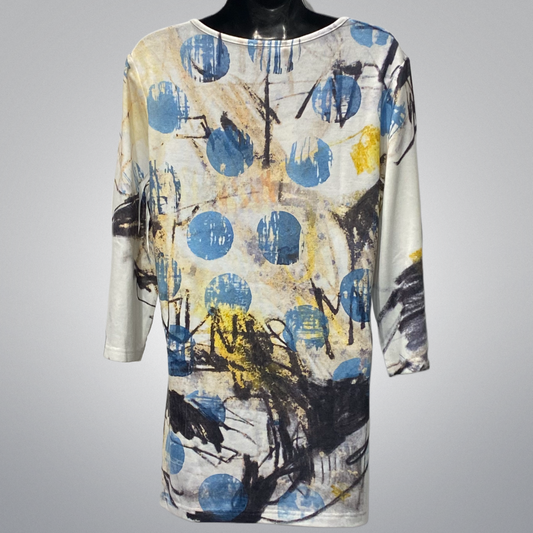 Colorful Abstract Design Top