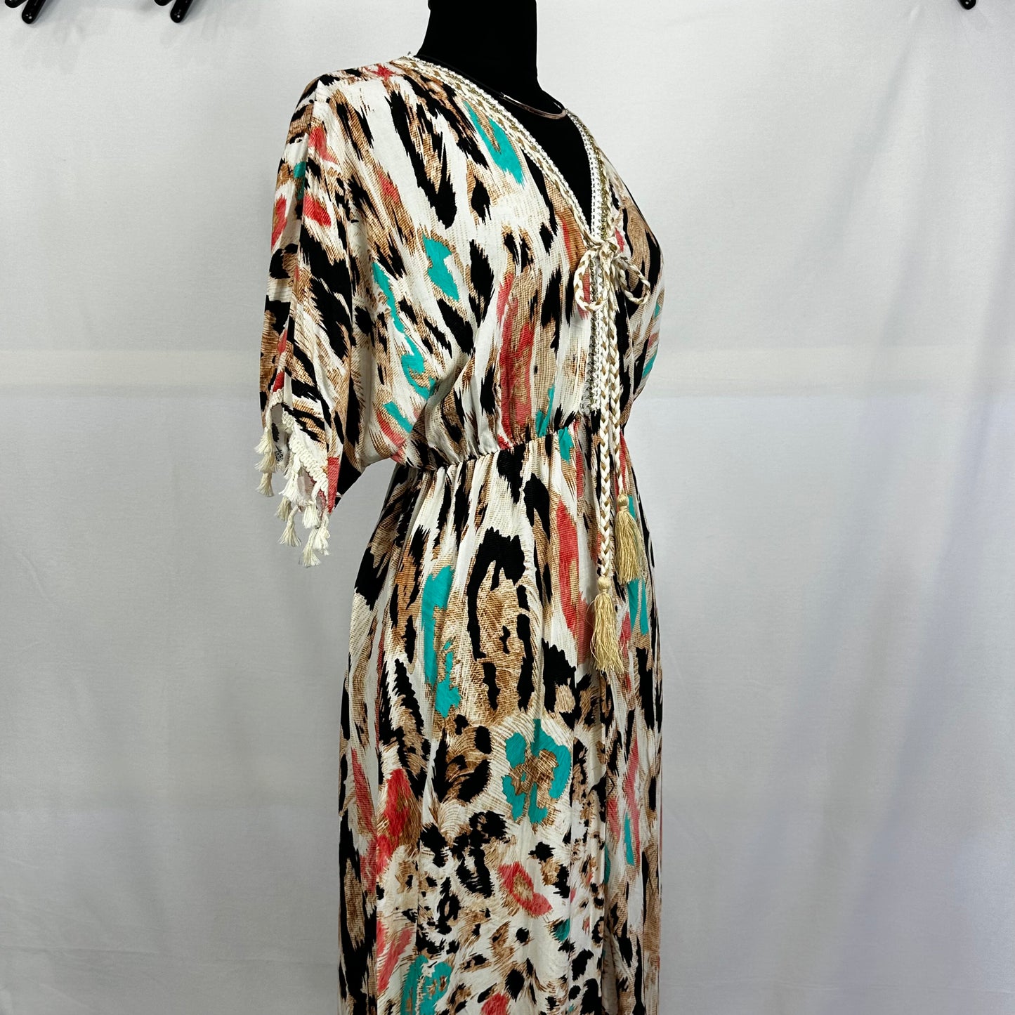 Italian Printed Tassel Dress - 3 Colorways