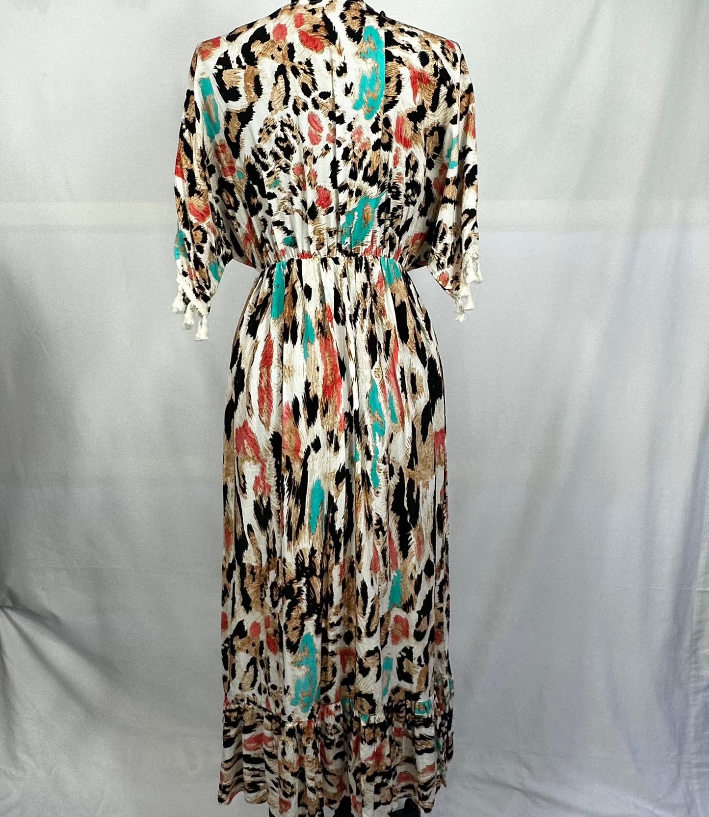 Italian Printed Tassel Dress - 3 Colorways