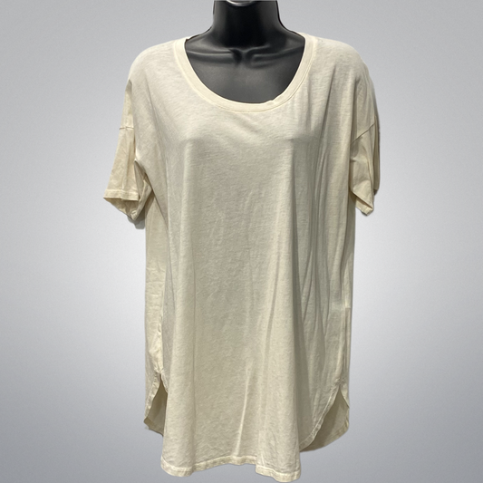 Round Neck Short-Sleeve Top