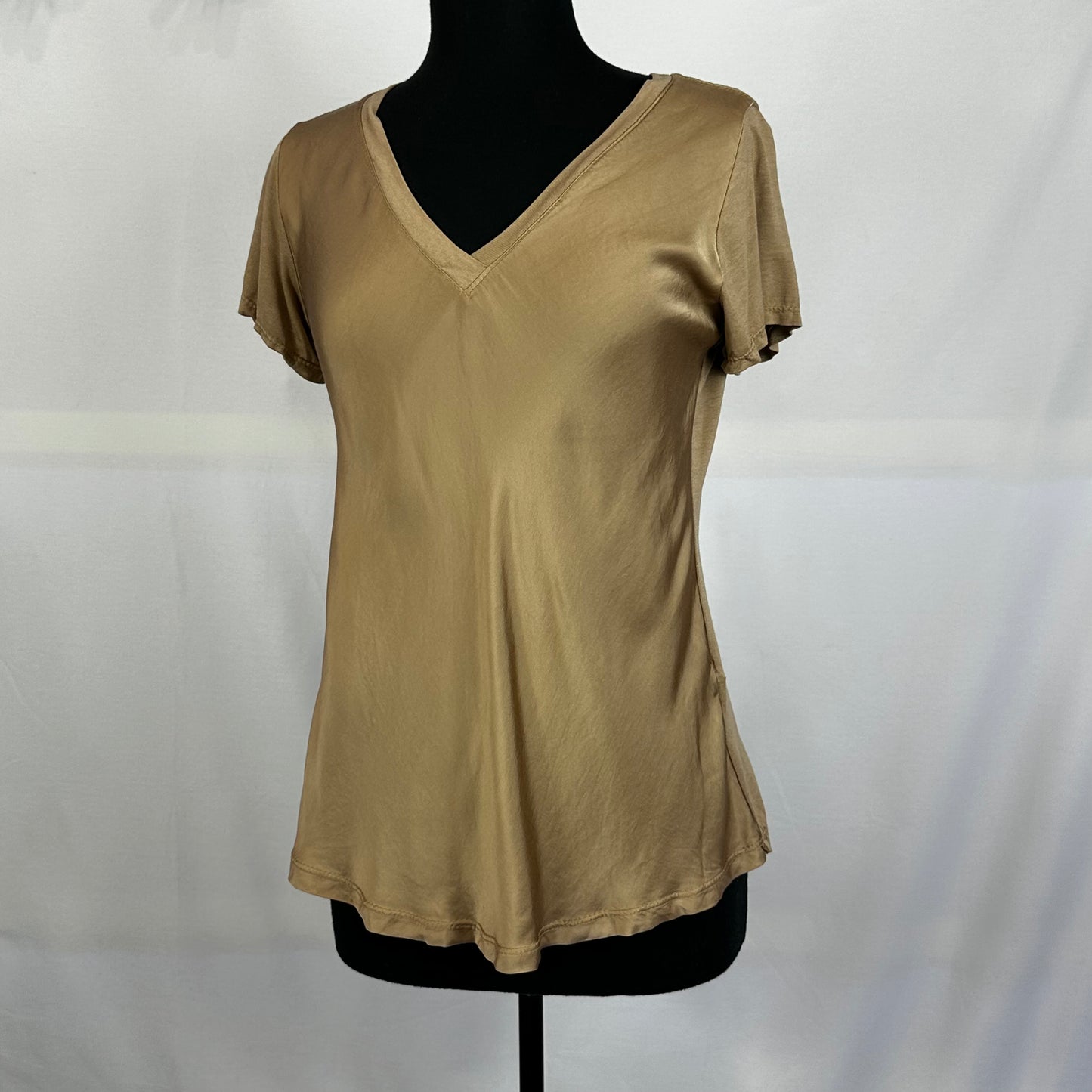 Silk V-Neck Top