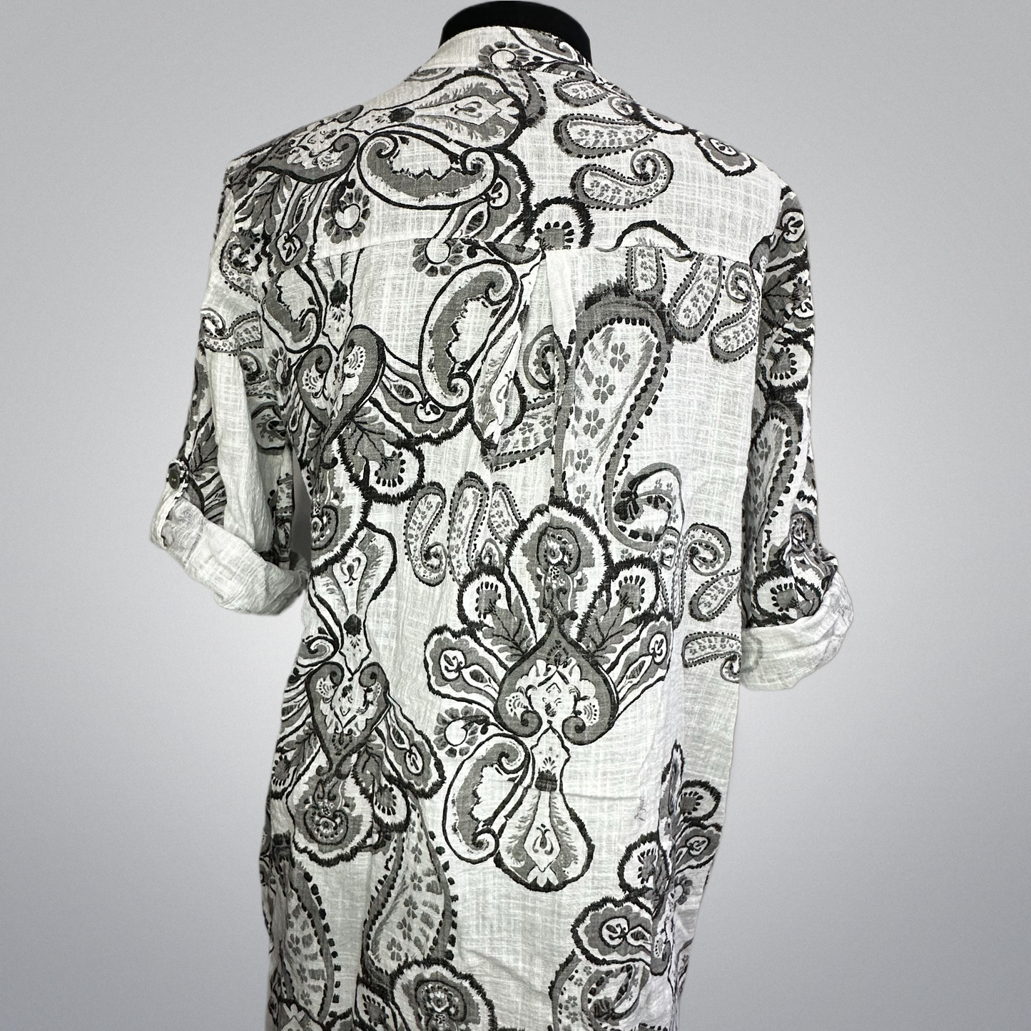 Italian Paisley Printed Pure Cotton Blouse