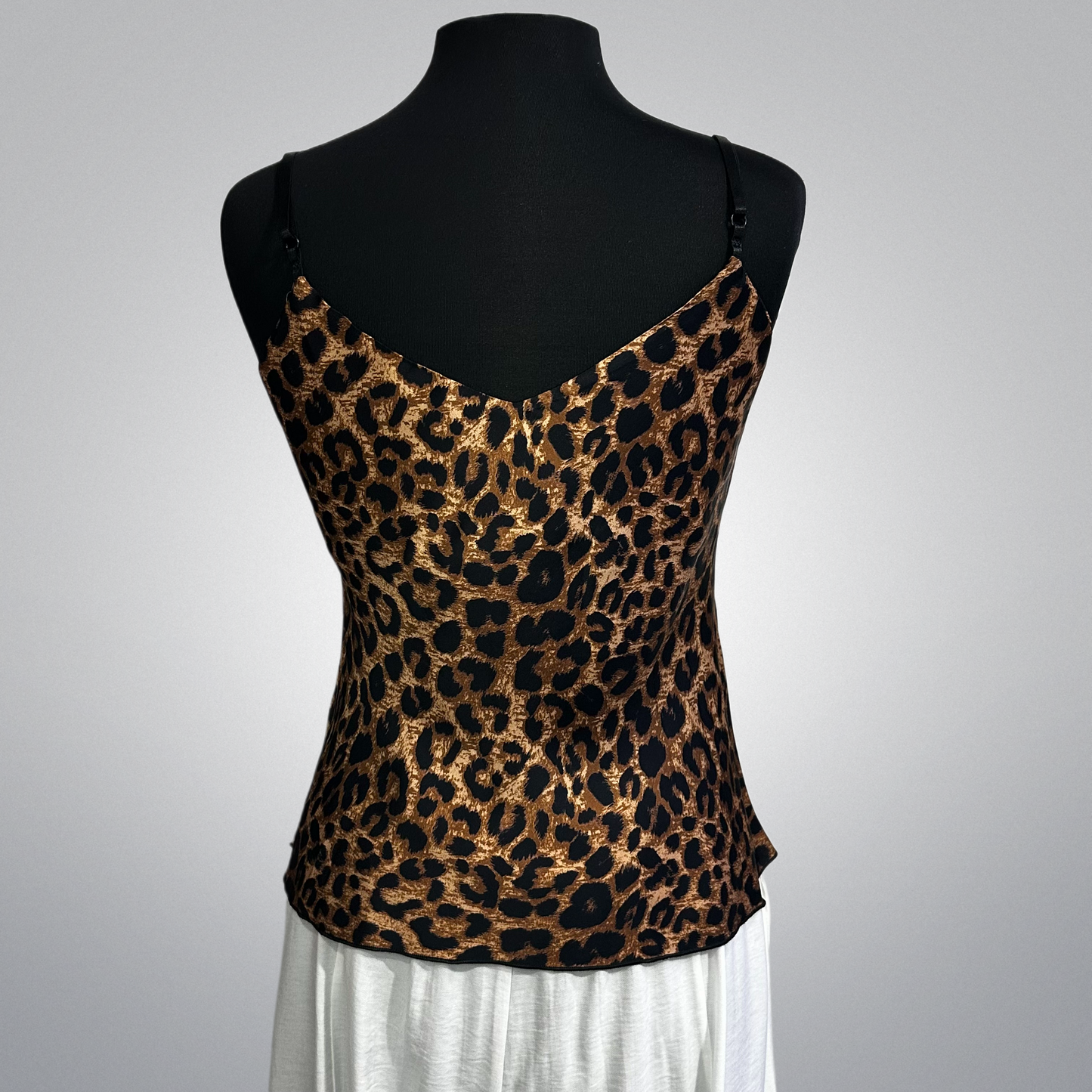 Leopard Satin Top