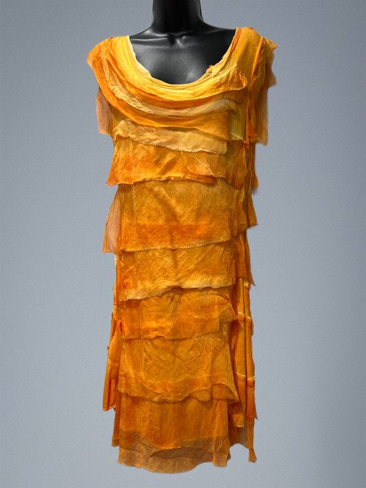 Italian Silk Layered Short Dress (in 4 colors)