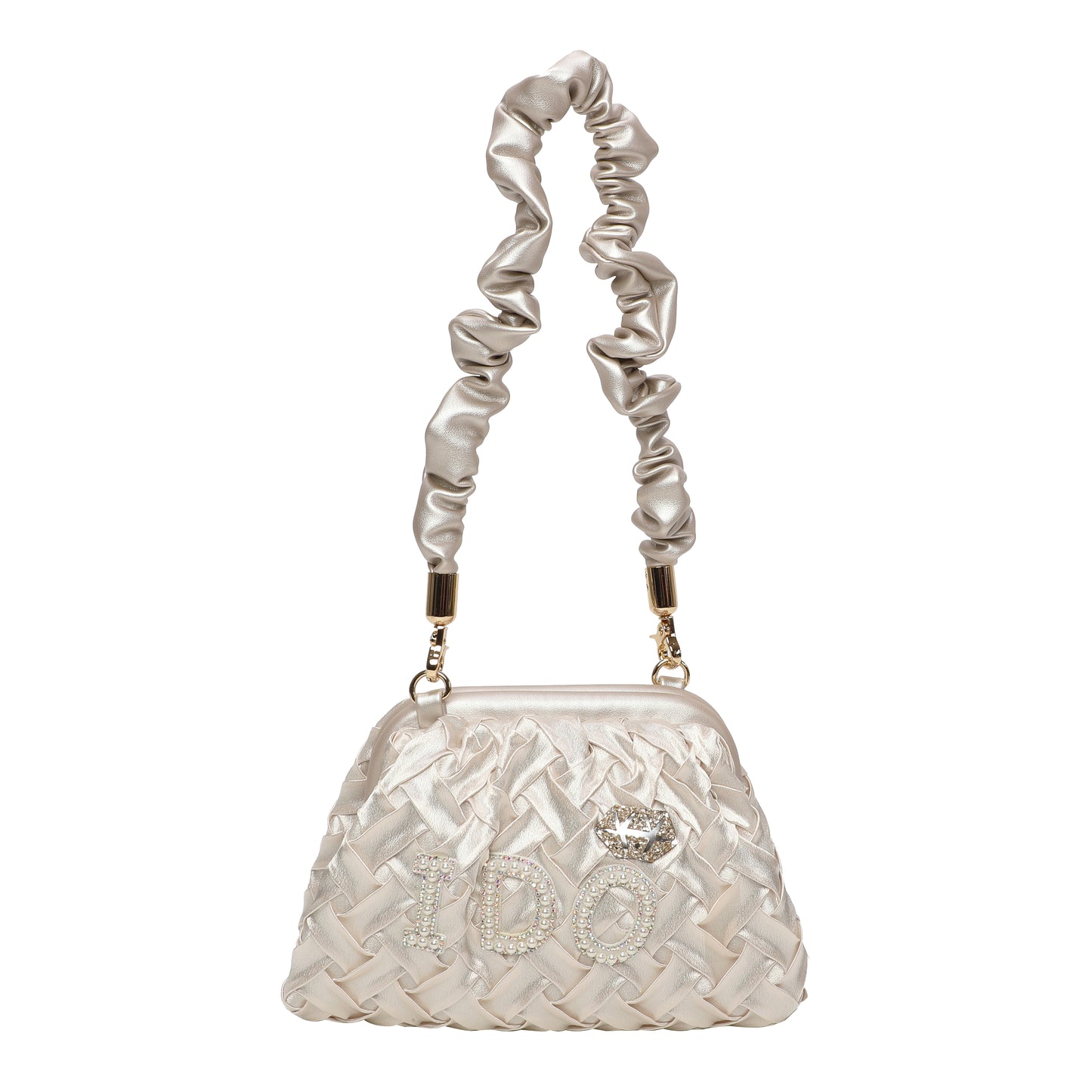 Satin "I DO" Purse