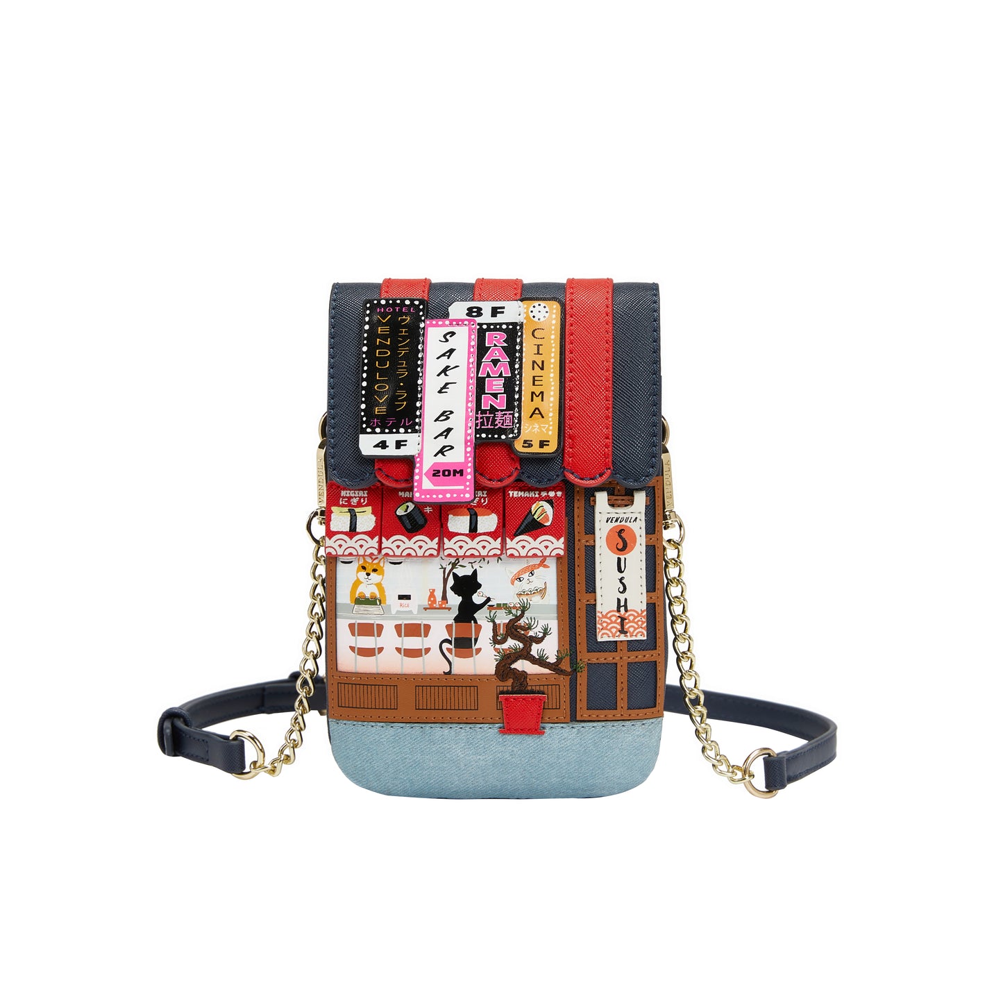 Vendula sushi- Blue Edition Phone Pouch