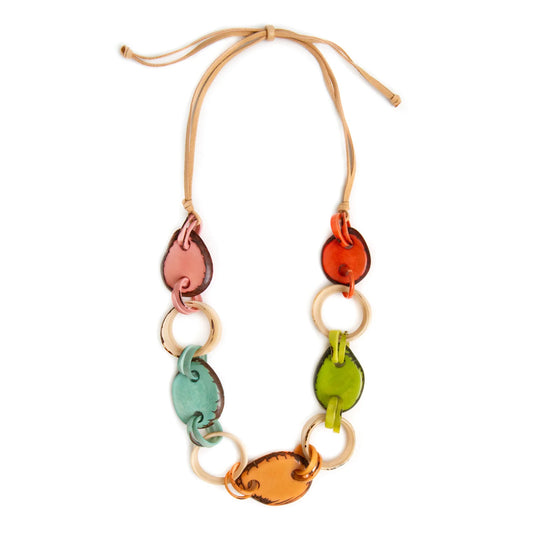 Organic Seed Multi-Color Necklace
