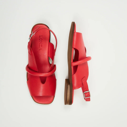 Cross Strap Slingback Handcrafted Leather Sandals (in 3 colors)
