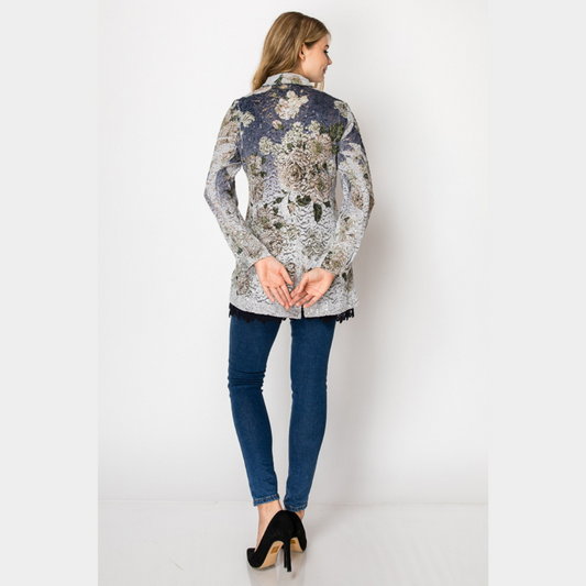 Lace And Sequin Blazer