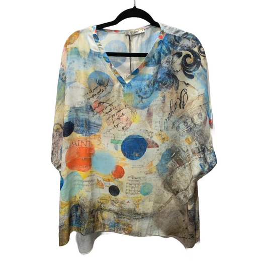 Top With Watercolor Print