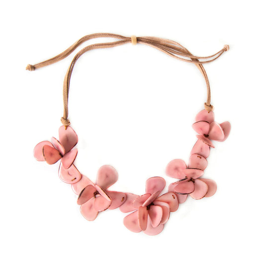 Handcrafted Flower Cluster Necklace
