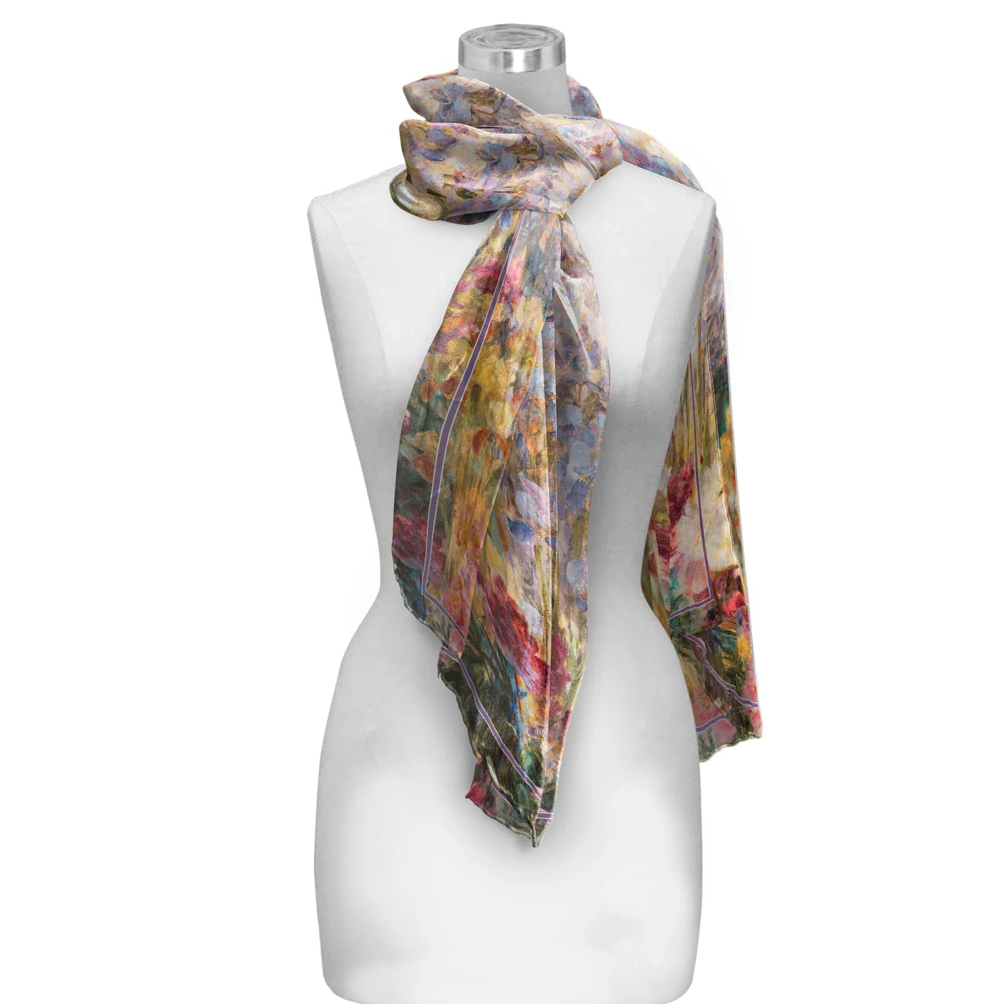 Sheer Long Museum Art Scarf