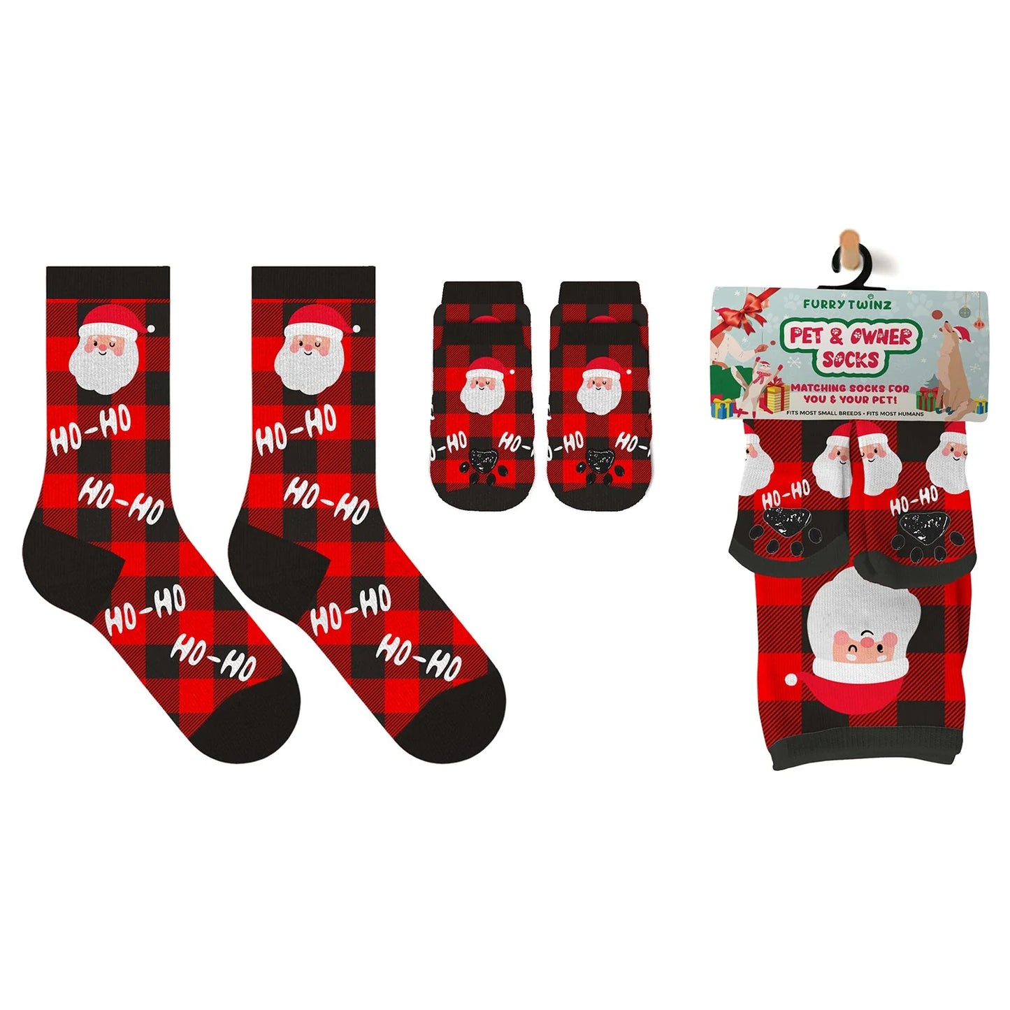 BFF Matching Pet and Owner Fun Socks in Six Designs