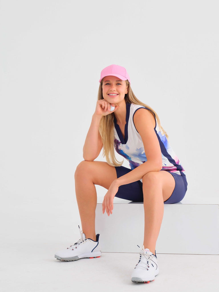 Navy Mid-Length Shorts - Sportswear (Golf/Tennis/Pickleball)