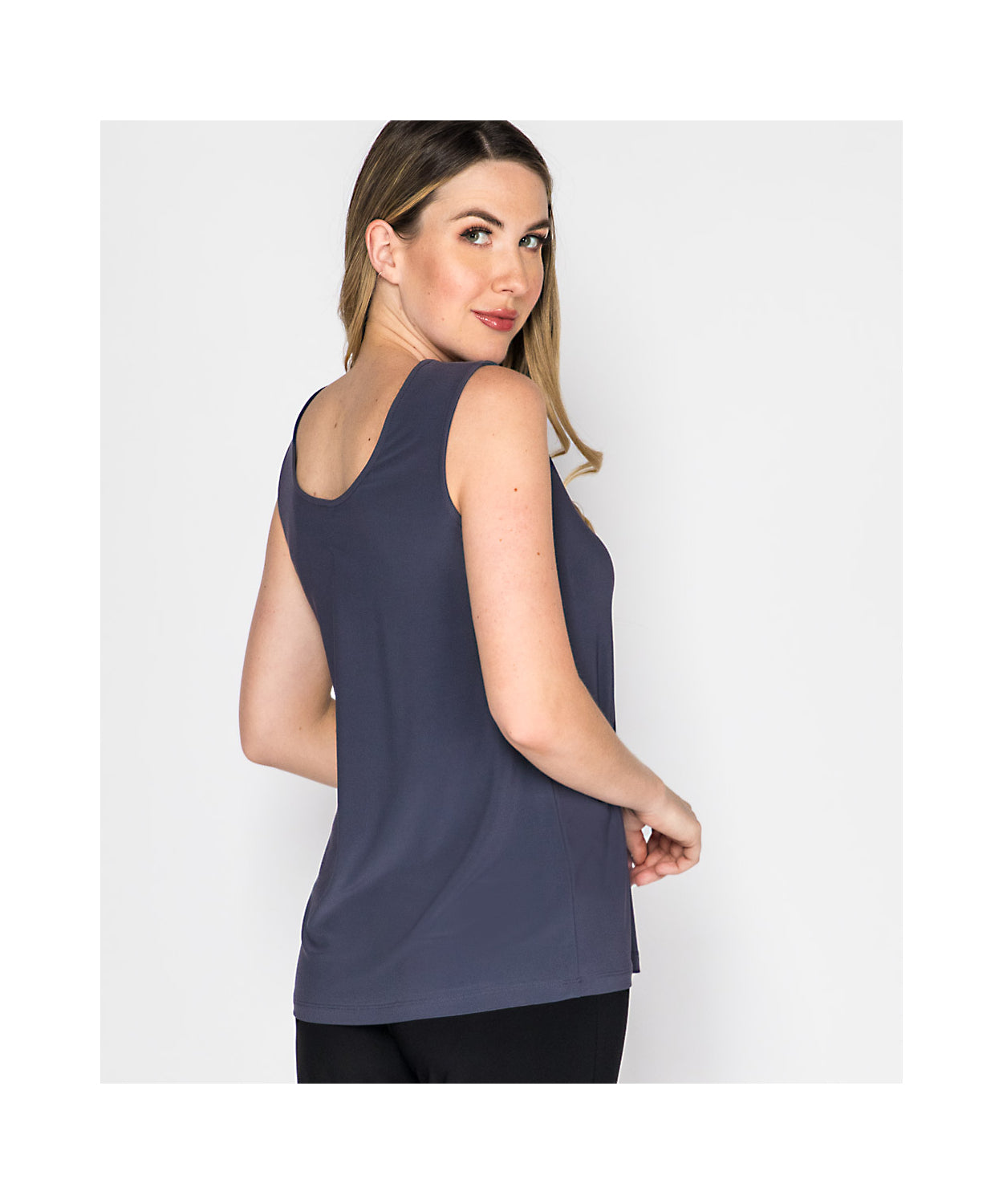 Bra-Friendly Double Scoop Tank Top