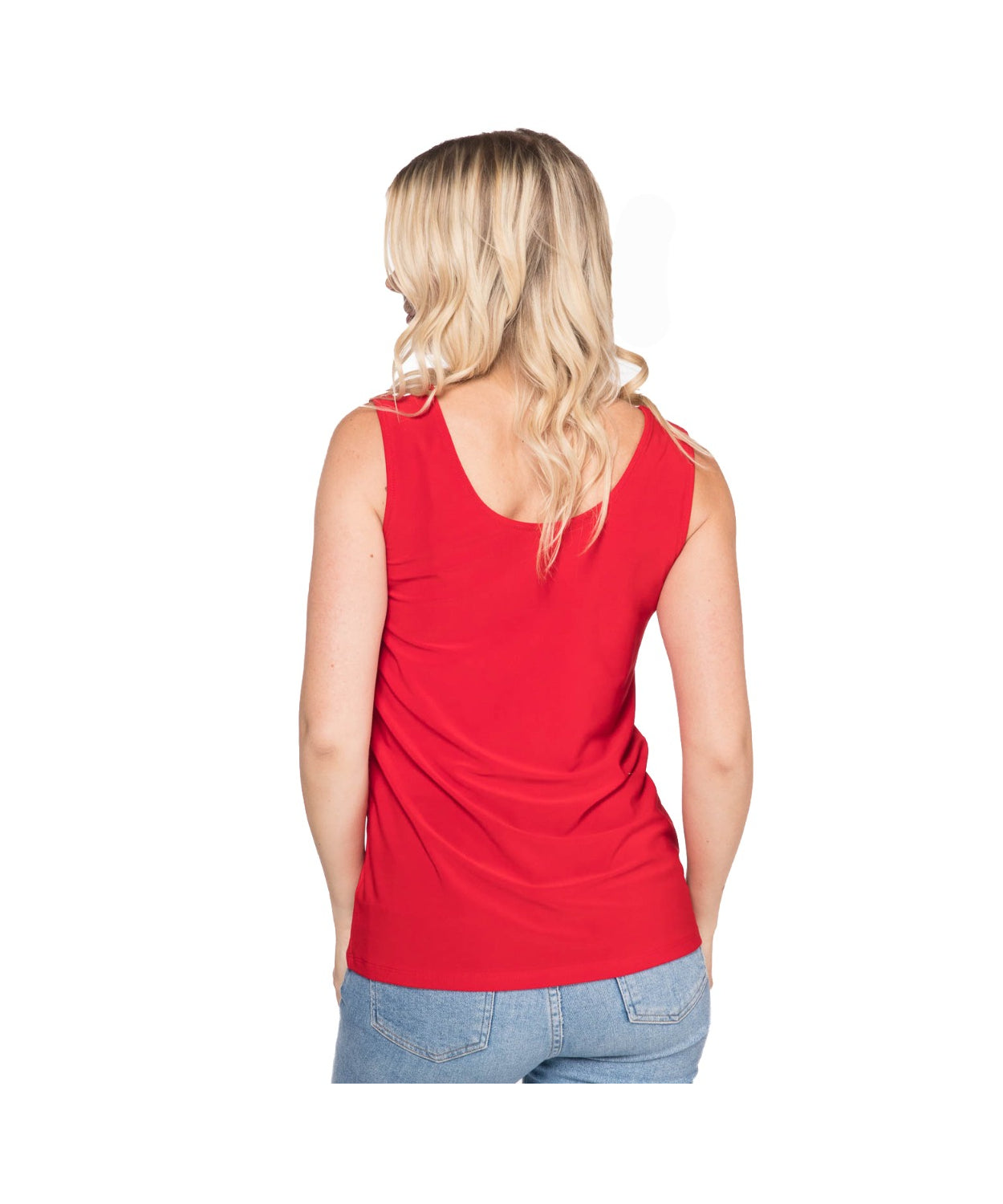 Bra-Friendly Double Scoop Tank Top