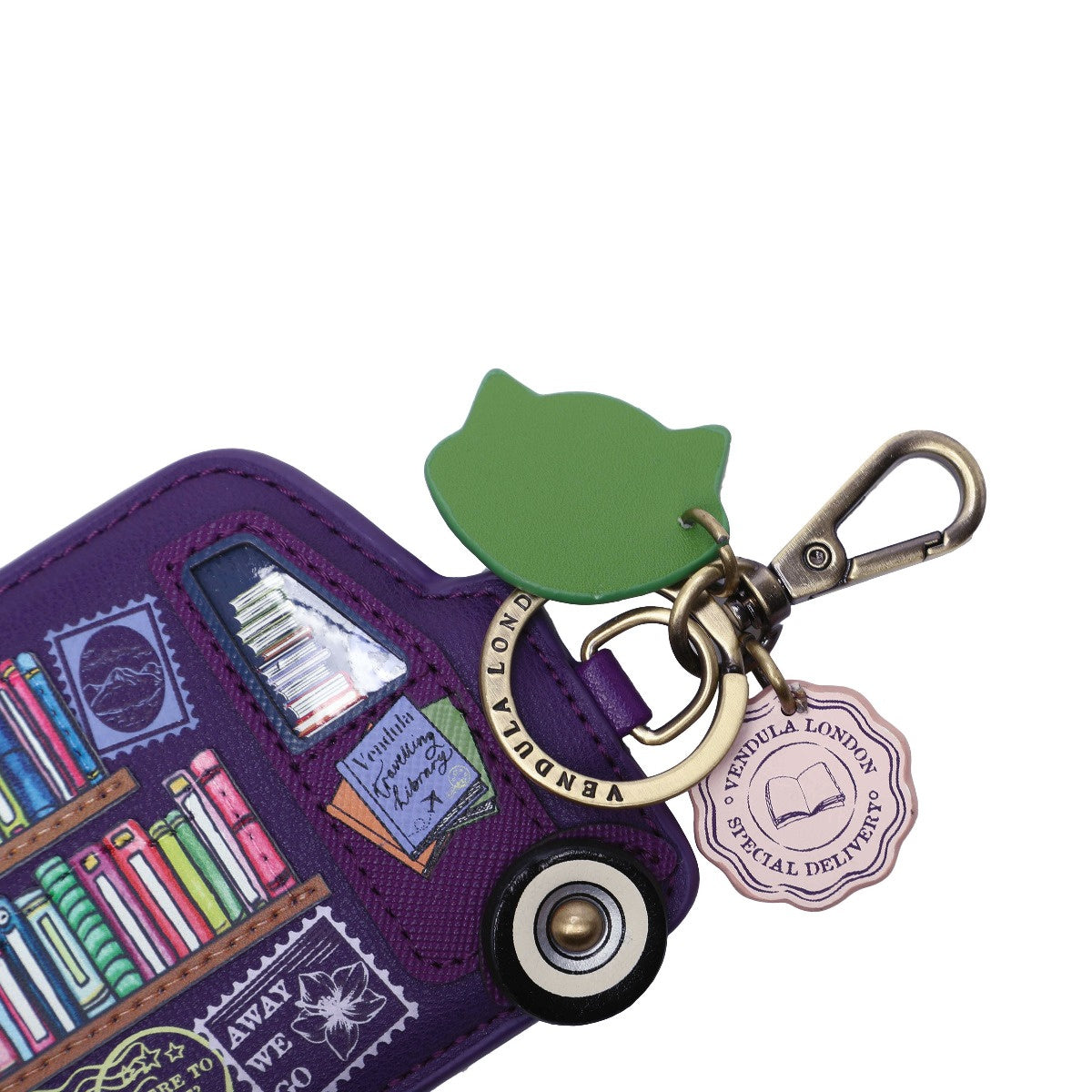 Vendula Travelling Library Key Charm