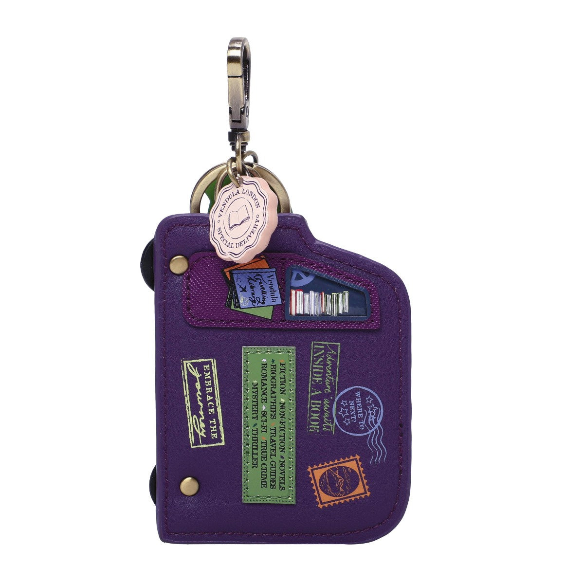 Vendula Travelling Library Key Charm