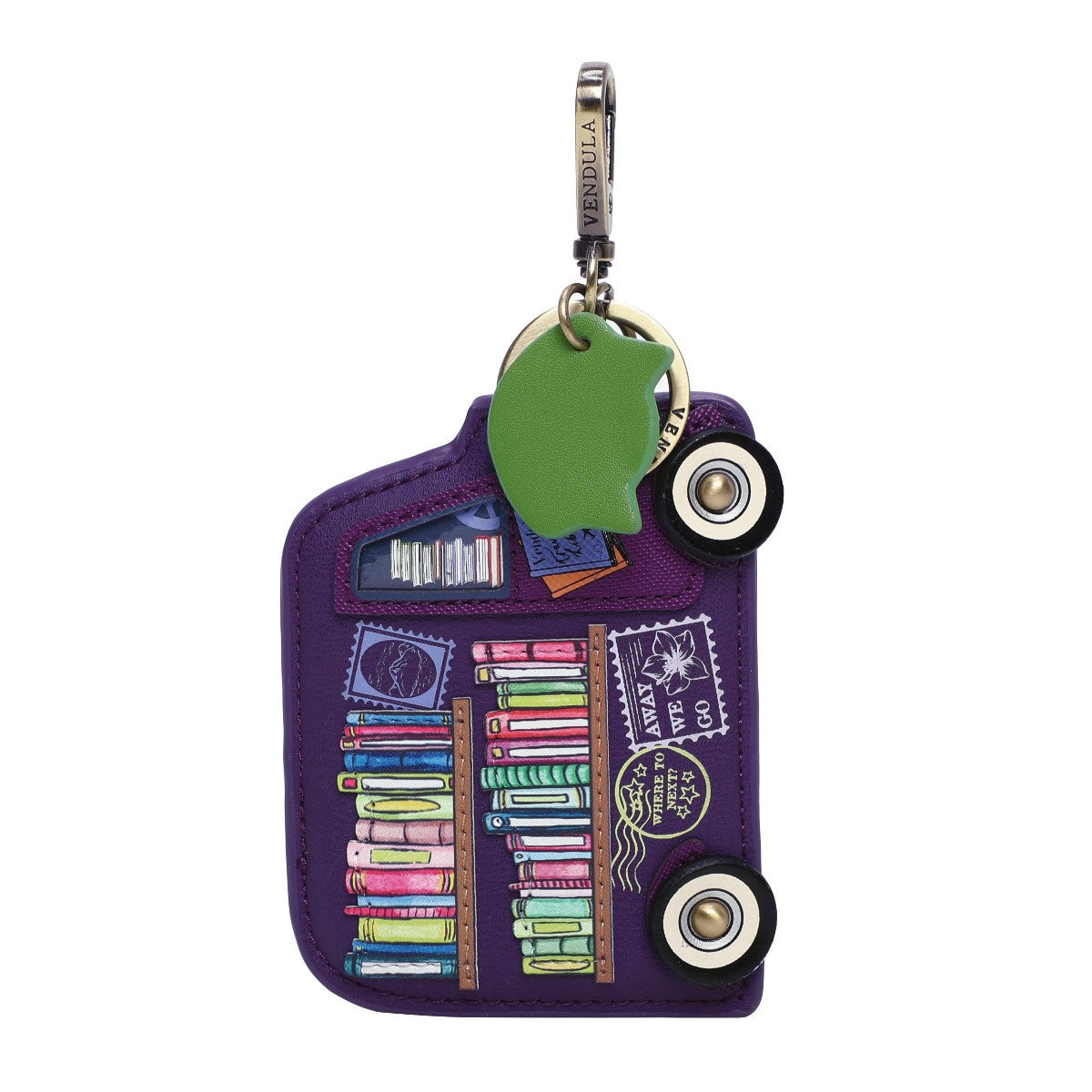 Vendula Travelling Library Key Charm