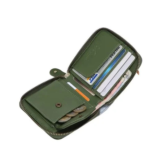 The Old Bookshop - Green Edition - Square Wallet