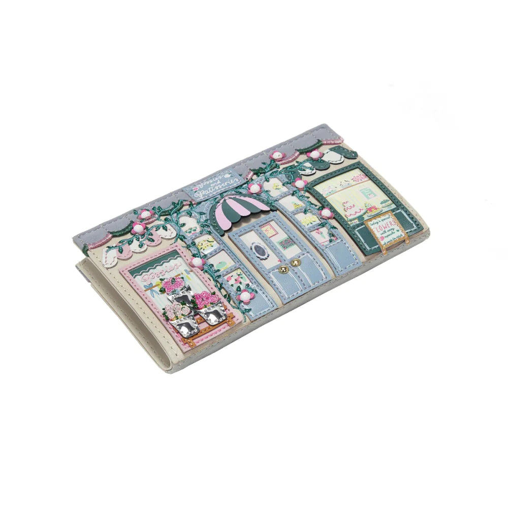 Posies and Patisseries Compact Folding Wallet
