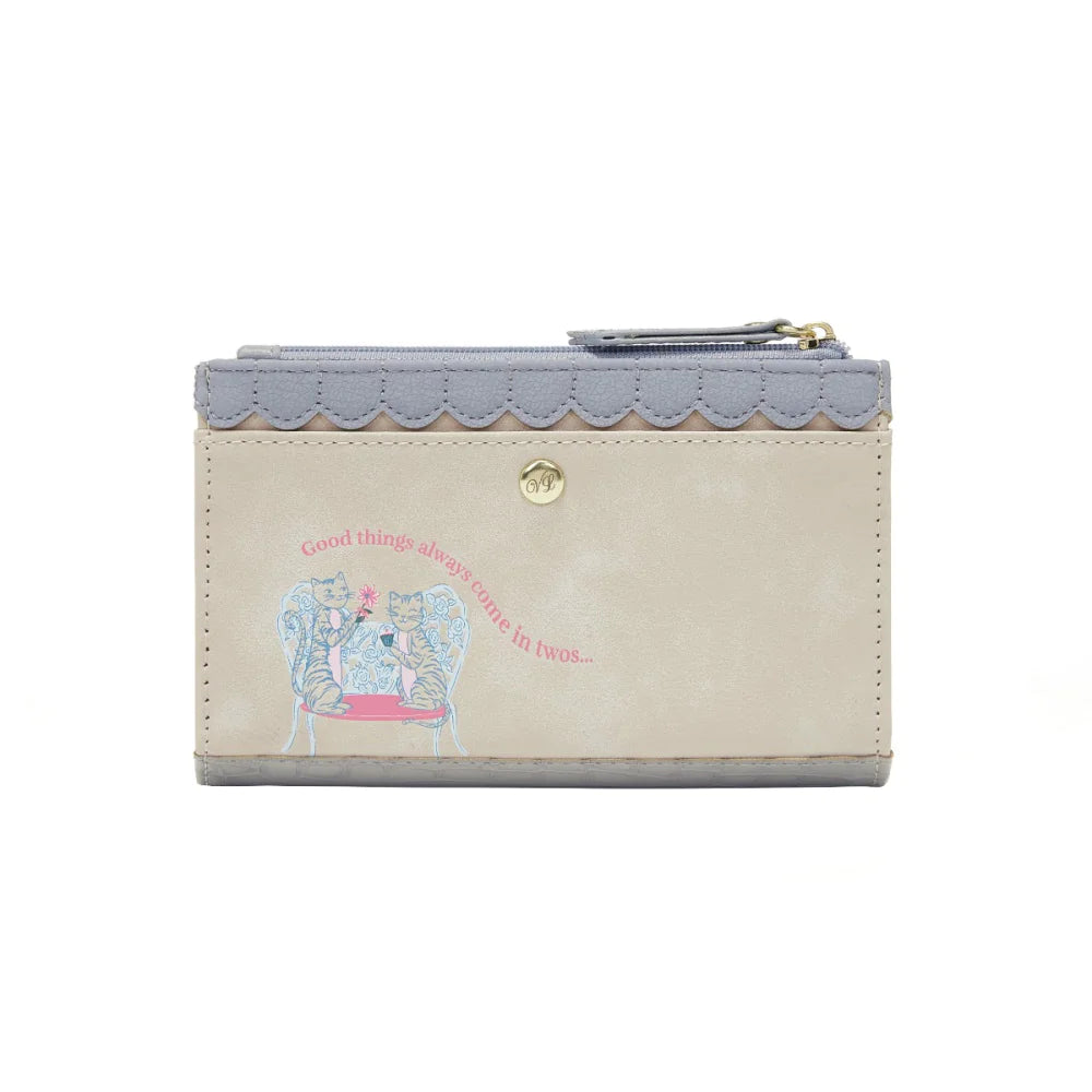 Posies and Patisseries Compact Folding Wallet