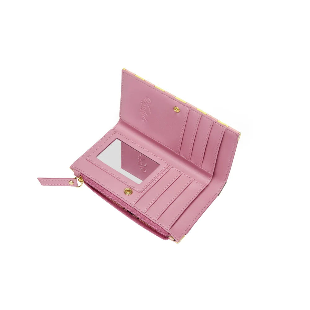 Sewing Shop - Raspberry Edition Compact Folding Wallet