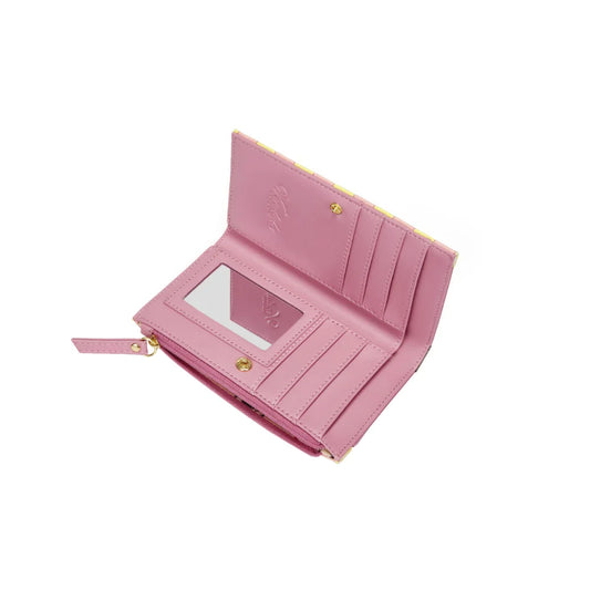 Sewing Shop - Raspberry Edition Compact Folding Wallet