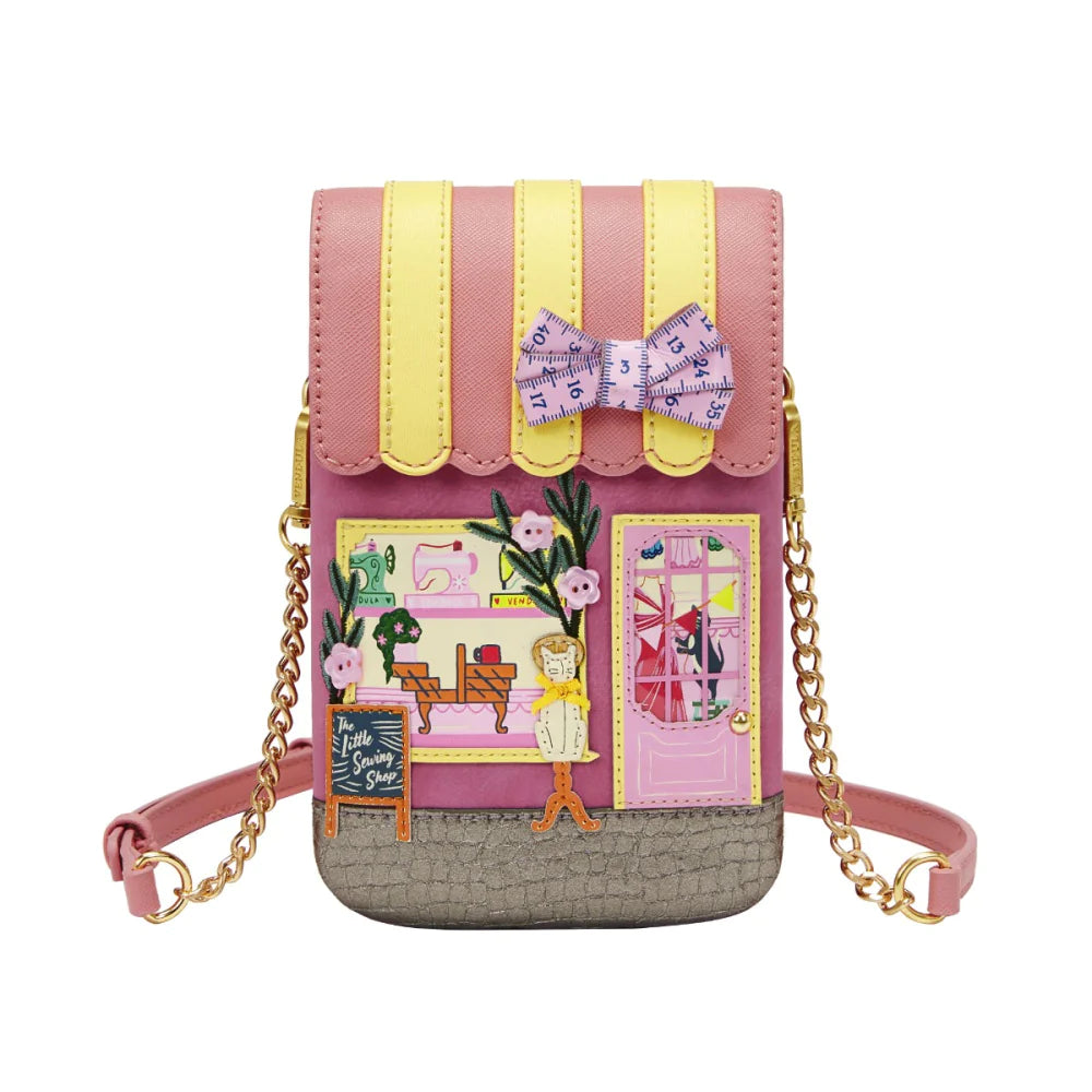 Sewing Shop - Raspberry Edition Phone Pouch