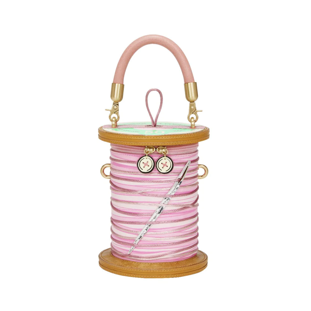 Sewing Shop - Raspberry Edition Cotton Reel Bag