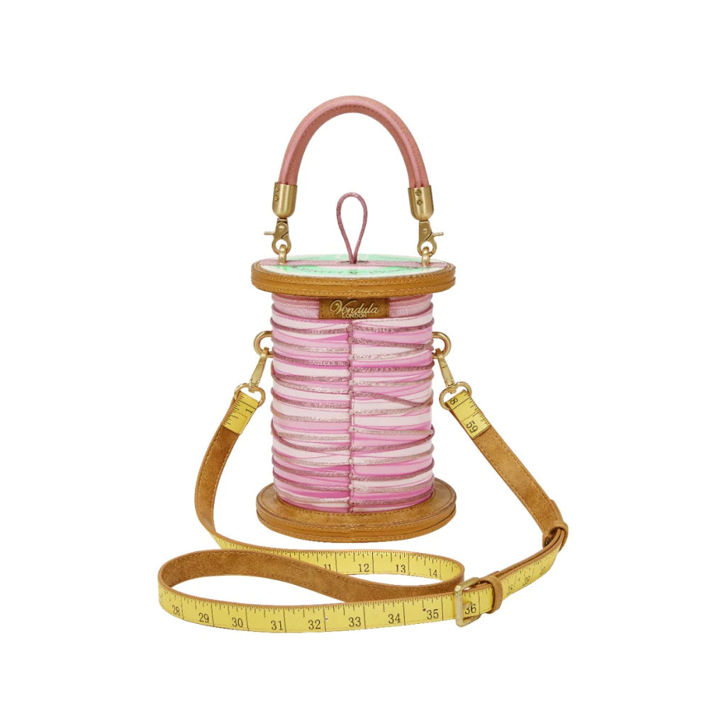 Sewing Shop - Raspberry Edition Cotton Reel Bag