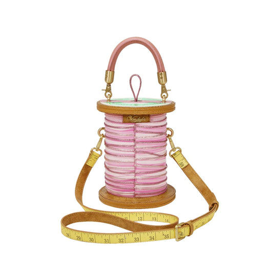 Sewing Shop - Raspberry Edition Cotton Reel Bag