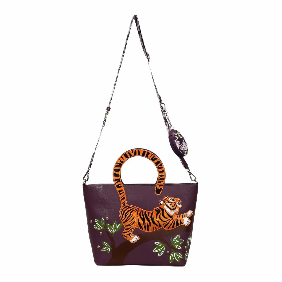 Animal Park - Tiger Cut Out Handle Tote